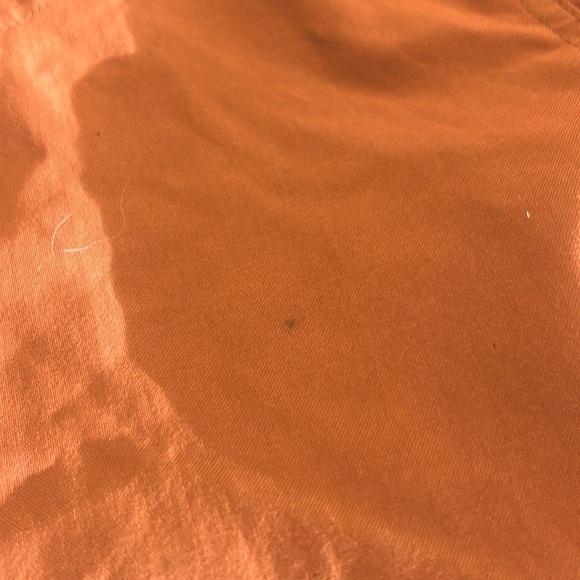 Orage Burnt Orange Rust Lightweight Utility Jacket with Hood Size S - Picture 16 of 16